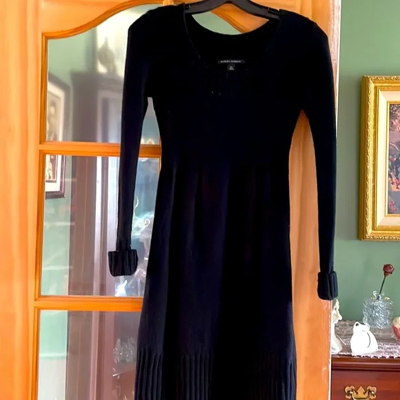 banana republic black sweater dress Ever-Pretty Ruched V-Neck Maxi Dress with Front Drawstring for Wedding Guests & Formal Nights